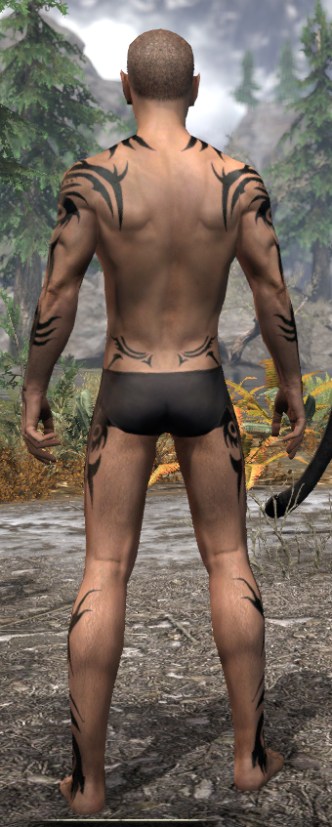 Umbral Snarl Body Markings - Male Rear