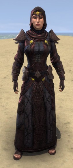 Necropolis Steward Light - Female Robe Front