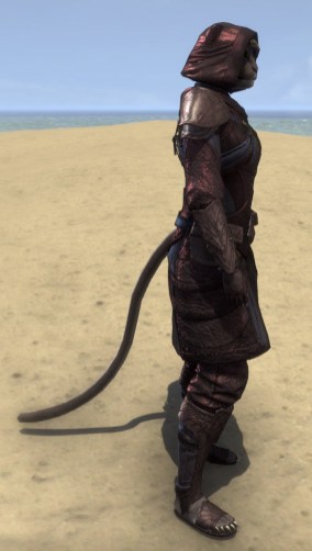 Necropolis Steward Light - Khajiit Female Shirt Right