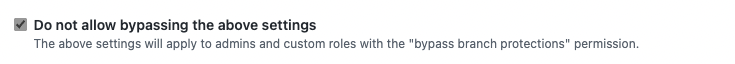 Image of checkbox selecting Do not allow bypassing the above settings