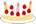 赤ちゃん誕生日ケーキ