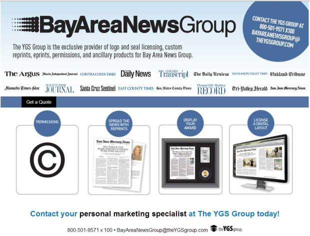 Reprints - Bay Area News Group