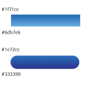 Examples of gradient buttons