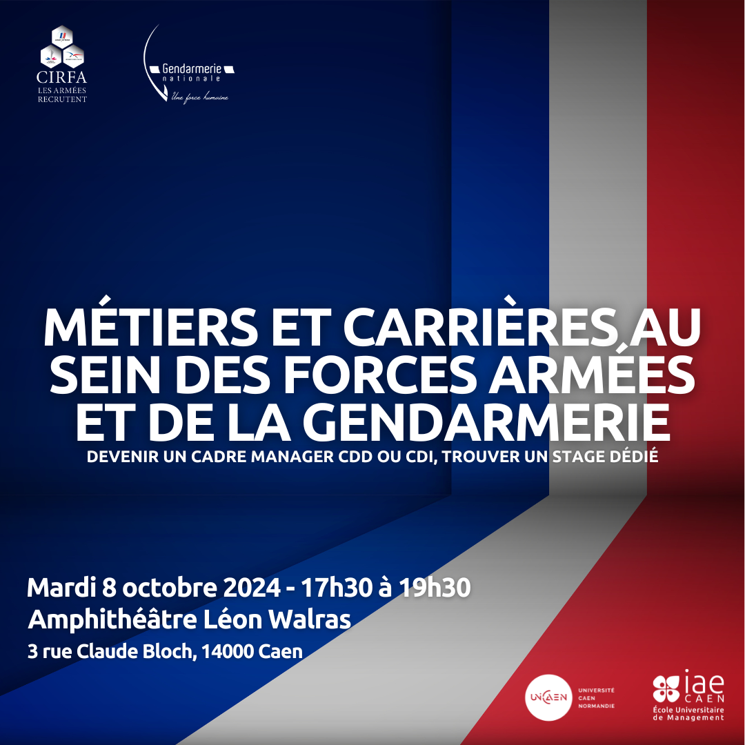 METIERS ET CARRIERES AU SEIN DES FORCES ARMEES ET DE LA GENDARMERIE #1