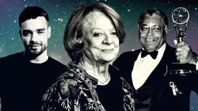 Collage - Liam Payne, Dame Maggie Smith, James Earl Jones