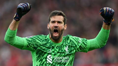 Liverpool keeper Alisson Becker