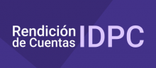 Logo Rendición de Cuentas IDPC