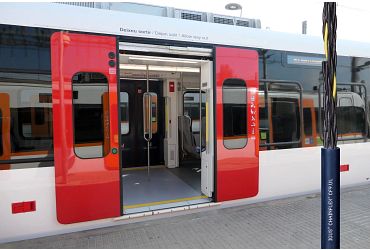 Porte de métro avec produits igus