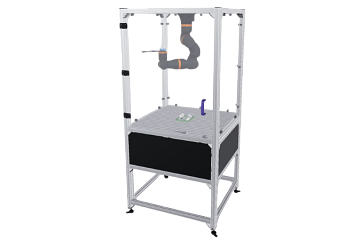 Plug to Program robot cell for automated quality control