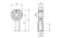 KCLM-ES-08-J-EK technical drawing