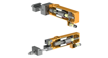 Light rail door with igus products