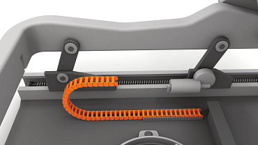 e-chain in the longitudinal seat adjustment