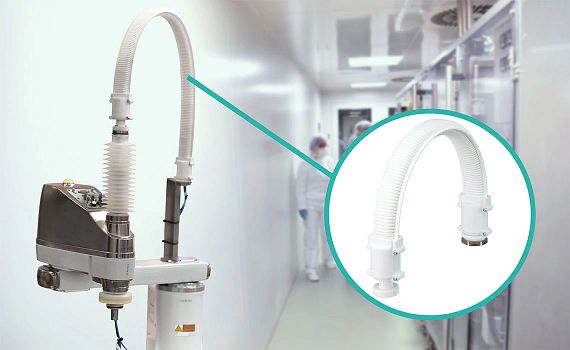 Solución para cables de robots SCARA