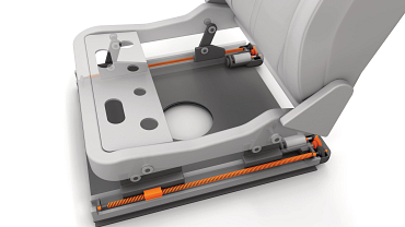 dryspin in the longitudinal seat adjustment