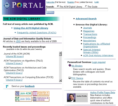 ACM Digital Library