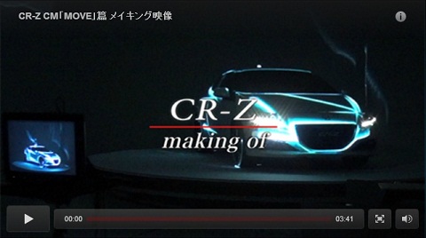 CR-Z - CM「MOVE」篇 メイキング映像 (2013年3月)