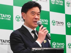 太陽ホールディングス 代表取締役社長の佐藤英志氏