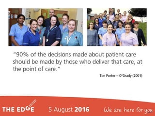 August 2016 – Edge Talk: Managing Talent in Health and Social Care