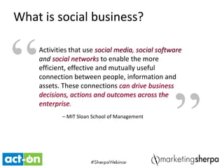 • 716,000 fans
(combined)
The social DNA of SAP
• 270,000 followers • 553,000 followers
(combined)
• 1.46 million video
views
SAP Community Network:
•2,500,000 members
•20,000 new posts per month
•4,000 new blog posts per day
• 77,000 views
SAP Social Engagement in 2012:
•140,000 likes, comments, retweets, etc.
•1,400,000 clicks
 