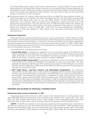 AIG AIG Annual Reports and Proxy Statements 2008 Proxy Statement