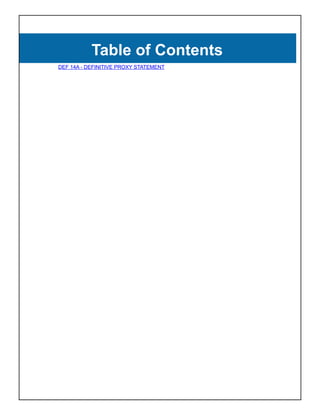 Table of Contents
DEF 14A - DEFINITIVE PROXY STATEMENT
 