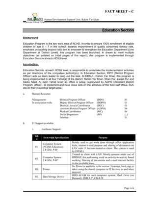 Internship Report on IT support to MIS at NCHD