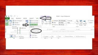 MICROSOFT PROJECT TUTORIAL