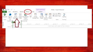 MICROSOFT PROJECT TUTORIAL