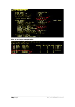 59 | P a g e Eng.Mohamed Abou Elenein
show crypto engine connecions active
 