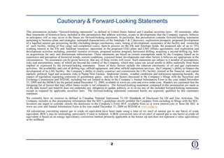 Cautionary & Forward-Looking Statements
This presentation includes “forward-looking statements” as defined in United States federal and Canadian securities laws. All statements, other
than statements of historical facts, included in this presentation that address activities, events or developments that the Company expects, believes
or anticipates will or may occur in the future are forward-looking statements. In particular, this presentation contains forward-looking statements
pertaining to business plans and strategies, estimated characteristics of the Antelope-1 & 2 discovery, exploration prospects, proposed development
of a liquified natural gas processing facility (including design conclusions, costs, timing of development, economics of the facility and ownership
of such facility, timing of first cargo and completion costs), farm-in process on the Elk and Antelope fields, the proposed sale of up to 35%
working interest in the Elk and Antelope resources, operations in the proposed LNG plant and LNG offtake agreements, and exploration and
development activities including, potential resource revisions, proposed seismic program, horizontal drilling, acquiring a second drilling rig, bolt-
on acquisitions for mid- and downstream infrastructure. These statements are based on certain assumptions made by the Company based on its
experience and perception of historical trends, current conditions, expected future developments and other factors it believes are appropriate in the
circumstances. No assurances can be given however, that any of these events will occur. Such statements are subject to a number of assumptions,
risks and uncertainties, many of which are beyond the control of the Company, which may cause our actual results to differ materially from those
implied or expressed by the forward-looking statements. Some of these factors include the inherent uncertainty of oil and gas exploration
activities; the availability and cost of drilling rigs, oilfield equipment, and other oilfield exploration services; the Company’s ability to finance the
development of its LNG facility; the Company’s ability to timely construct and commission the LNG facility; turmoil in the financial and capital
markets; political, legal and economic risks in Papua New Guinea; landowner claims; weather conditions and unforeseen operating hazards; the
impact of legislation regulating emissions of greenhouse gases; and the risk factors discussed in the Company’s filings with the Securities and
Exchange Commission and SEDAR, including but not limited to those in the Company’s Annual Information Form in the year ended December
31, 2009 and the MD&A for the period ended December 31, 2009, available at www.sec.com and www.sedar.com. Readers are cautioned that the
foregoing list of factors that may affect future results is not exhaustive. The forward-looking statements contained in this presentation are made as
of the date hereof and InterOil does not undertake any obligation to update publicly or to revise any of the included forward-looking statements,
except as required by applicable securities laws. The forward-looking statements contained herein are expressly qualified by this cautionary
statement.
We currently have no reserves as defined in Canadian National Instrument 51-101 Standards of Disclosure for Oil and Gas Activities. The
Company includes in this presentation information that the SEC's guidelines strictly prohibit the Company from including in filings with the SEC.
Investors are urged to consider closely the disclosure in the Company’s Form 40-F, available from us at www.interoil.com or from the SEC at
www.sec.com and Annual Information Form in the year ended December 31, 2009 on SEDAR at www.sedar.ca
All calculations converting natural gas to crude oil equivalent have been made using a ratio of six mscf of natural gas to one barrel of crude
equivalent. BOE’s may be misleading, particularly if used in isolation. A BOE conversion ratio of six mscf of natural gas to one barrel of crude oil
equivalent is based on an energy equivalency conversion method primarily applicable at the burner tip and does not represent a value equivalency
at the wellhead.




                                                                          2
 