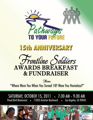 Pathways To Your Future - Frontline Soldiers Awards Breakfast