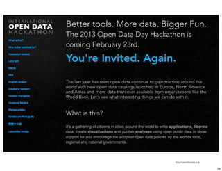 http://opendataday.org/
26
 