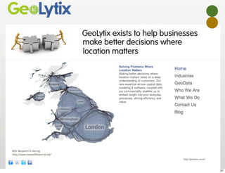 http://geolytix.co.uk/
37
 