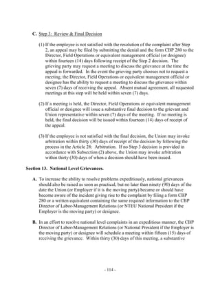 20131001 CBA between CBP and NTEU (revised version) 