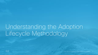 Understanding the Adoption
Lifecycle Methodology
 