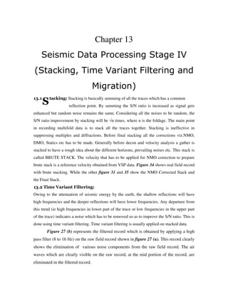 2 d and 3d land seismic data acquisition and seismic data processing