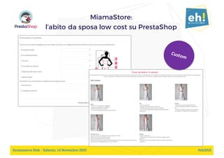 MiamaStore:
l’abito da sposa low cost su PrestaShop
 