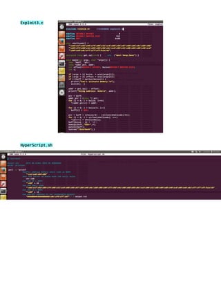 Exploit3.c
HyperScript.sh
 
