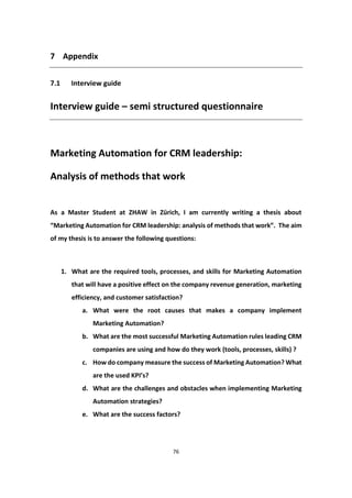 LinkedIN -Jerome Vittoz - CRM 12 - Thesis MA Final