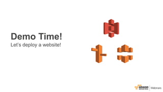Demo Time!
Let’s deploy a website!
 