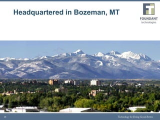 28
Headquartered in Bozeman, MT
 