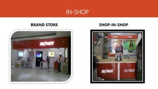 IN-SHOP
BRAND STORE SHOP-IN-SHOP
 