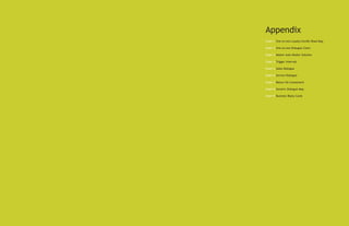 Appendix
Chart 1 One-to-one Loyalty Hurdle Road Map

Chart 2 One-to-one Dialogue Chart

Chart 3 Master Auto Dealer Solution

Chart 4 Trigger Intervals

Chart 5 Sales Dialogue

Chart 6 Service Dialogue

Chart 7 Return On Investment

Chart 8 Generic Dialogue Map

Chart 9 Business Reply Cards
 