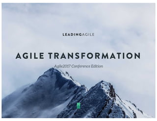 AGILE TRANSFORMATION
 