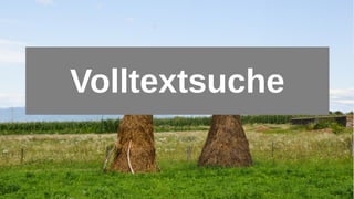 Volltextsuche
 