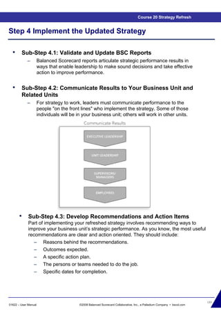 Building & Managing the  Balanced Scorecard