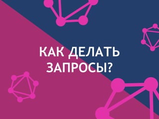 КАК ДЕЛАТЬ
ЗАПРОСЫ?
 