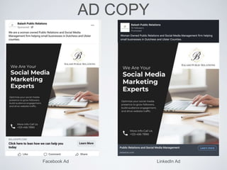 AD COPY
Facebook Ad LinkedIn Ad
 