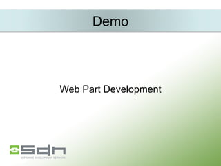 Demo Web Part Development 