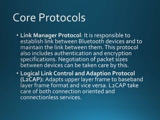 Bluetooth protocol